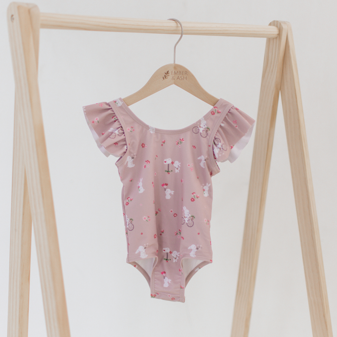 Sleeveless Ruffle One-Piece - Little Love Notes