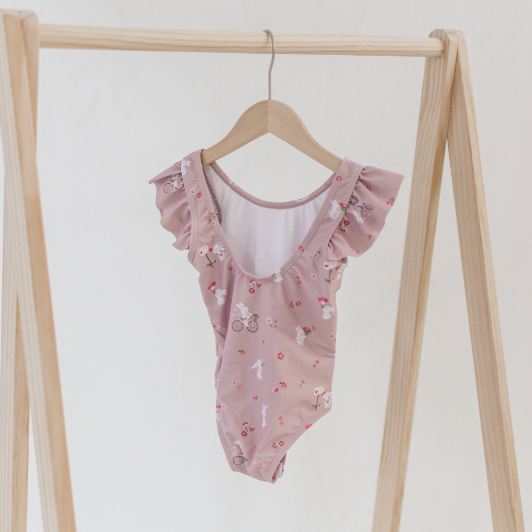 Sleeveless Ruffle One-Piece - Little Love Notes