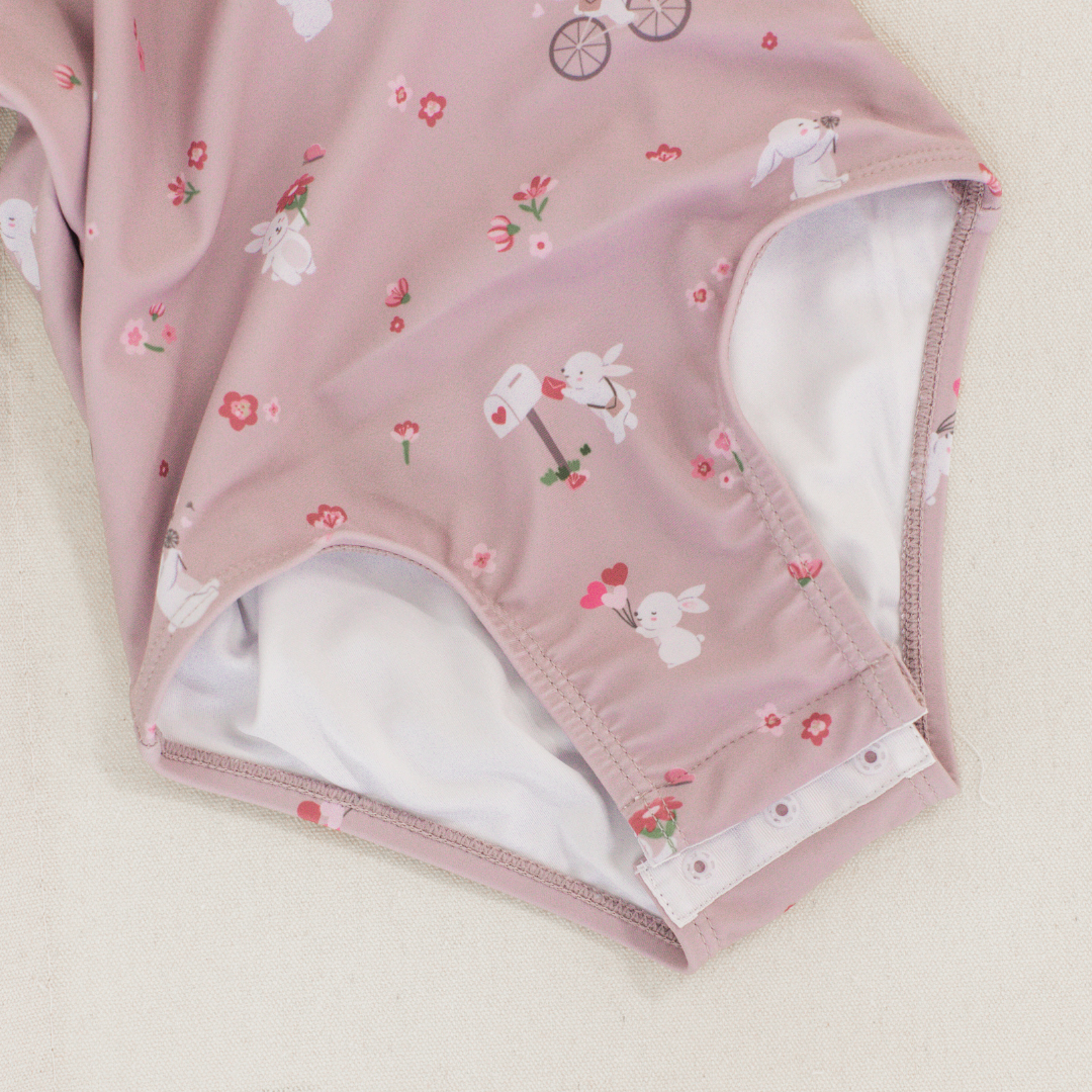 Sleeveless Ruffle One-Piece - Little Love Notes