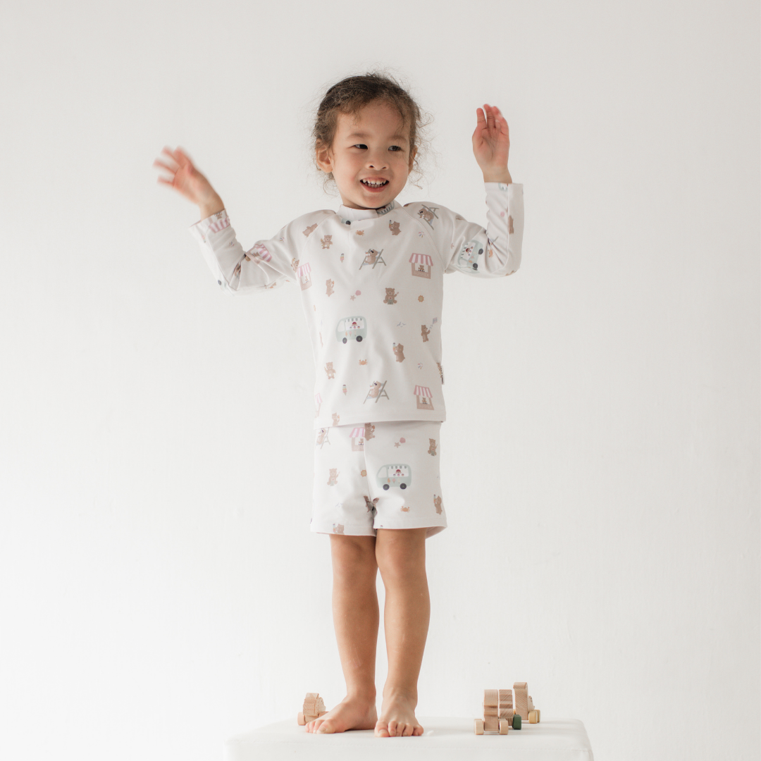 Long Sleeve Two-Piece - Summer Adventures