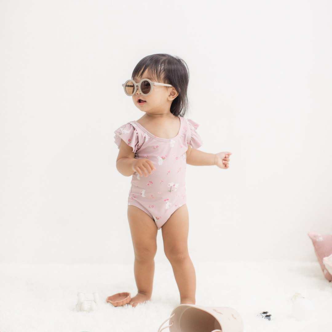Sleeveless Ruffle One-Piece - Little Love Notes