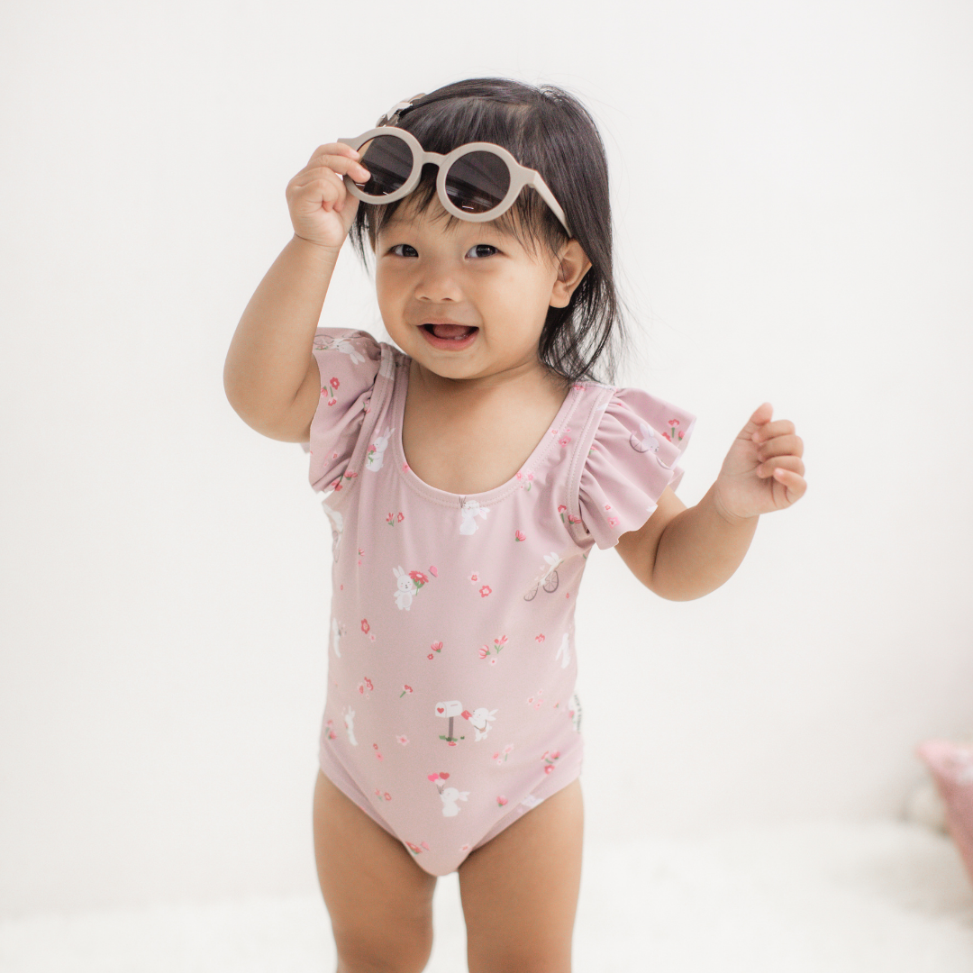 Sleeveless Ruffle One-Piece - Little Love Notes