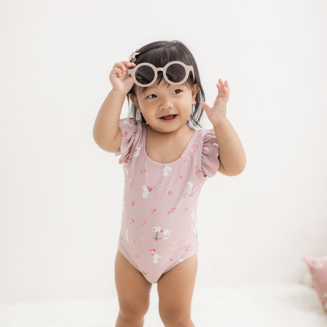Sleeveless Ruffle One-Piece - Little Love Notes