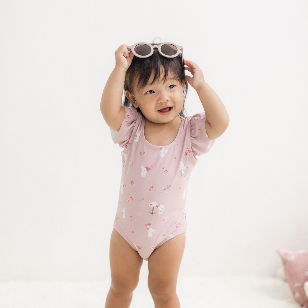 Sleeveless Ruffle One-Piece - Little Love Notes
