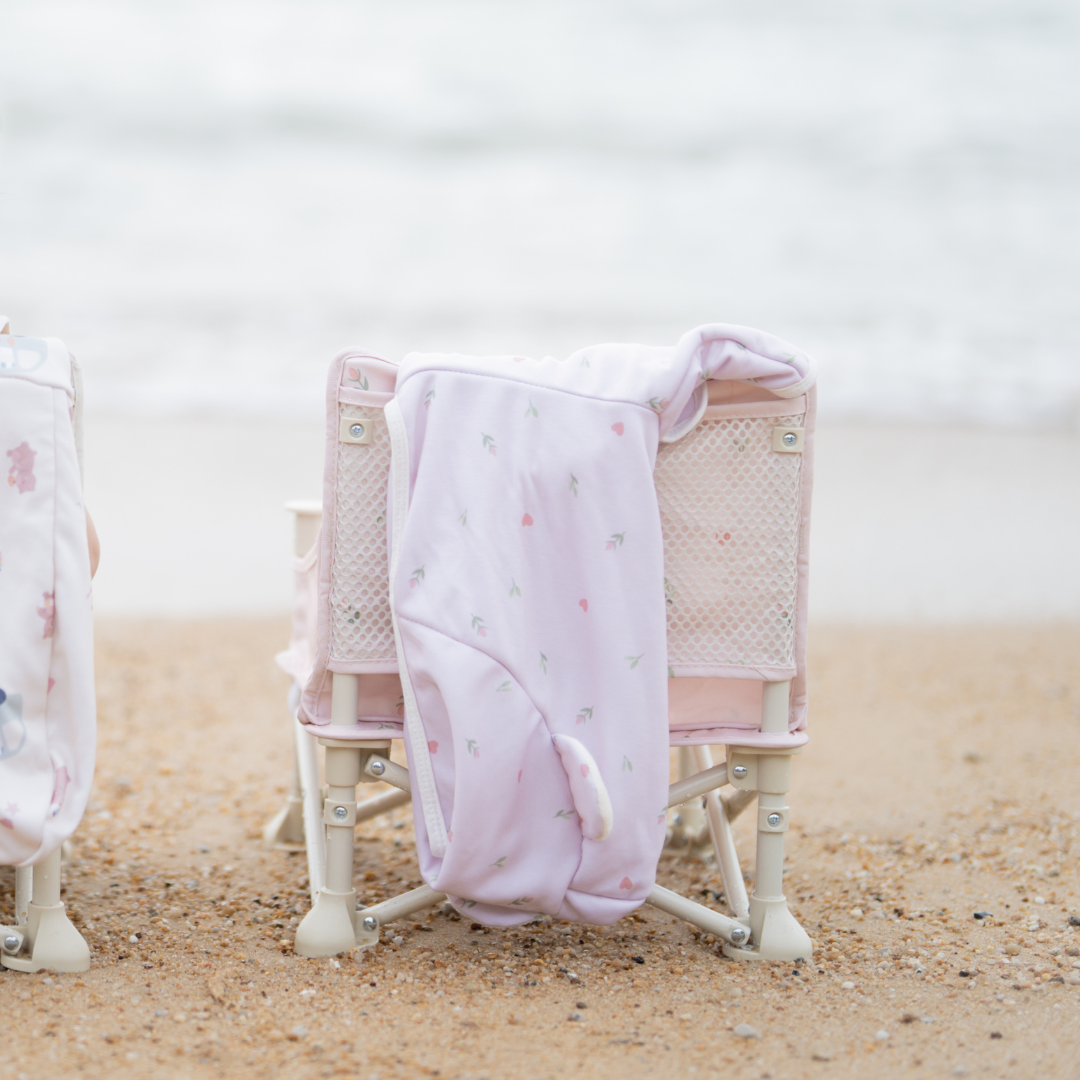 Bundle - Love Blooms | Baby Chair + Towel Poncho