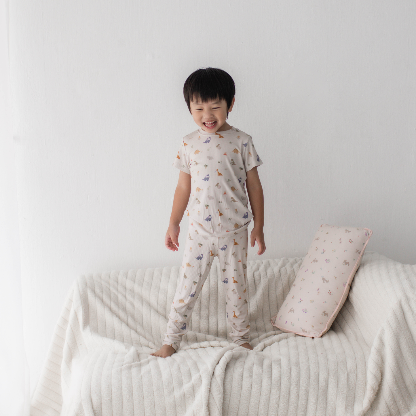 Short Sleeve PJ Set - Hoppy Days