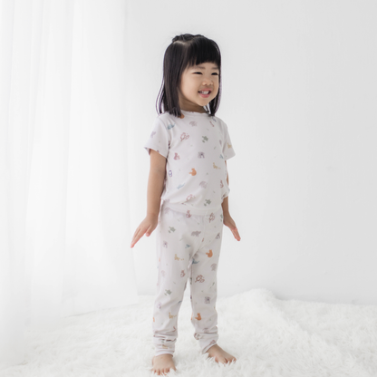 Short Sleeve PJ Set - Hoppy Days