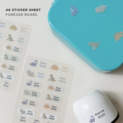 Name Stickers – A6 Party Pack (Set of 8 or More)