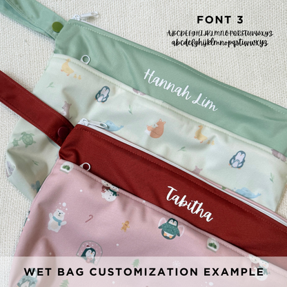 Wet Bag - Love, Lights, & Cosy Nights (Teal)
