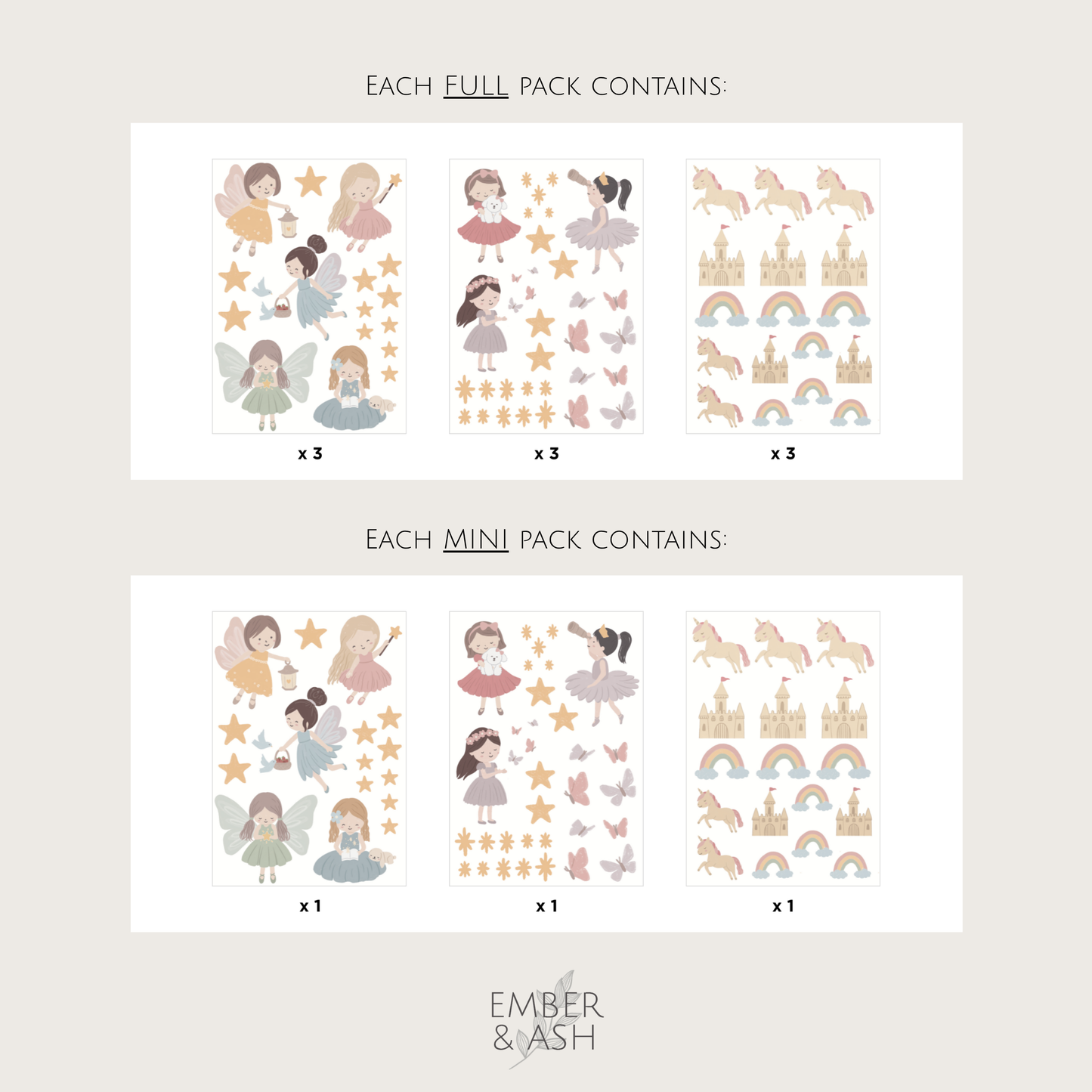 Fabric Wall Decals - Enchanted