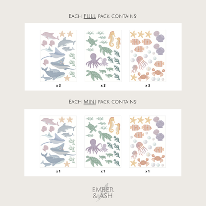 Fabric Wall Decals - Ocean Dreams