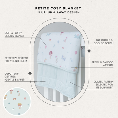 First Snuggles Set - Up, Up & Away Blanket