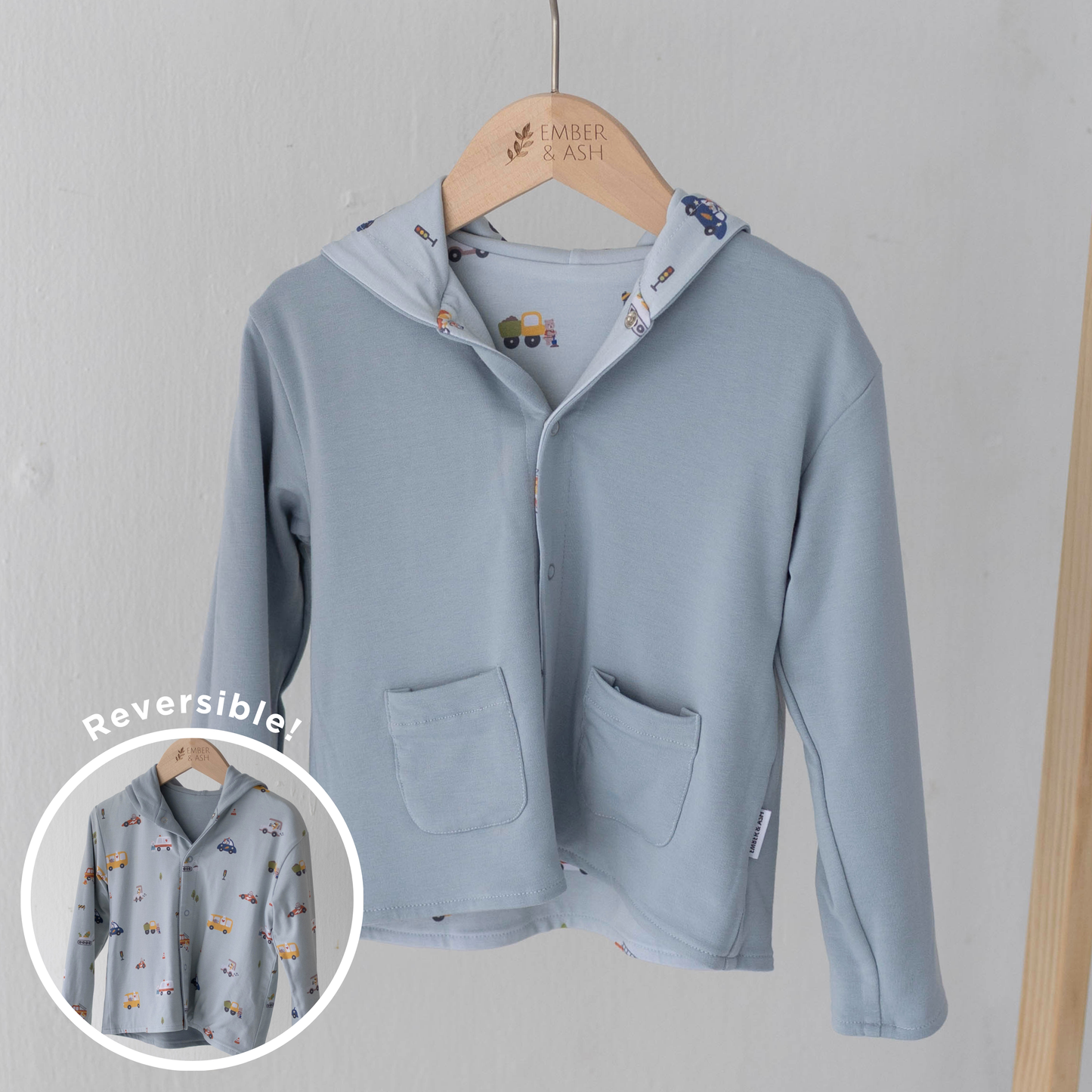 Reversible Jacket - Wonder Wheels