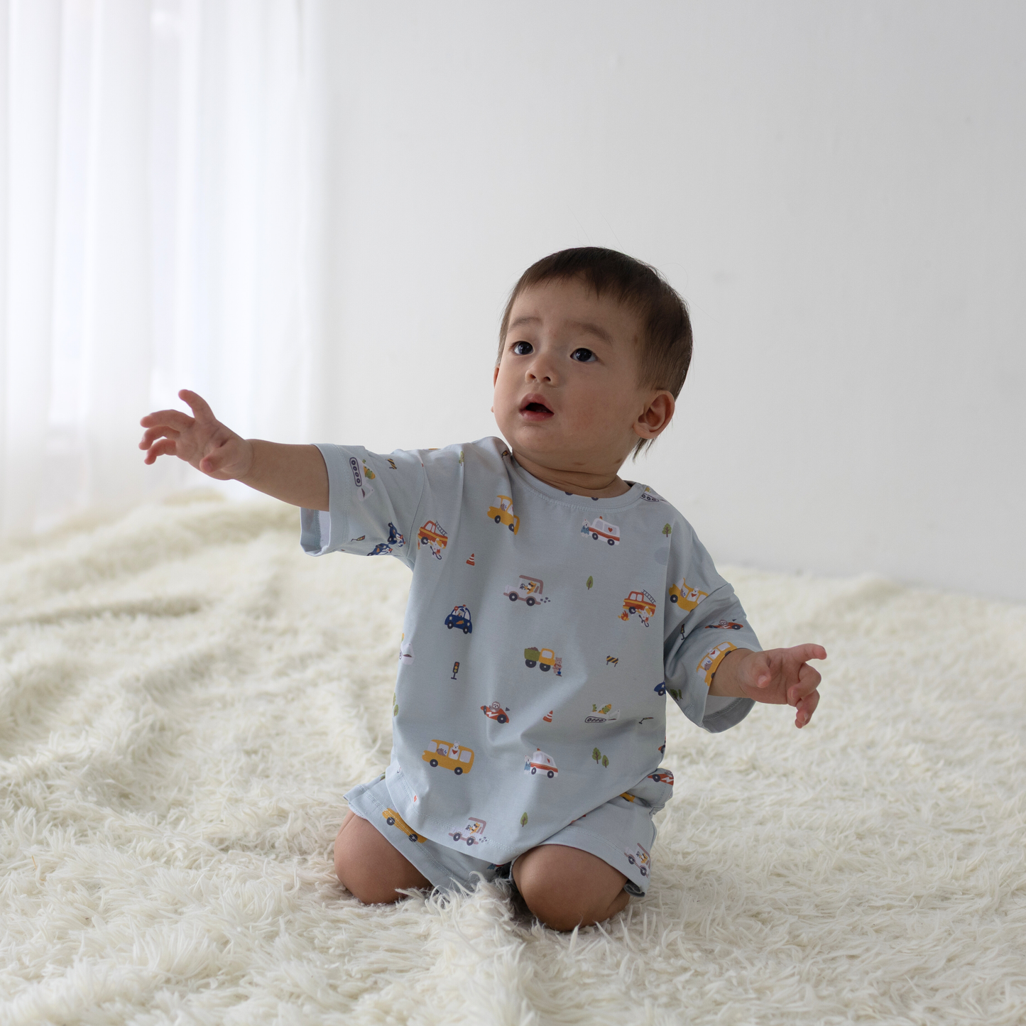 Oversized Tee & Shorts Set