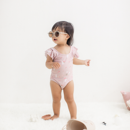 Sleeveless Ruffle One-Piece - Little Love Notes
