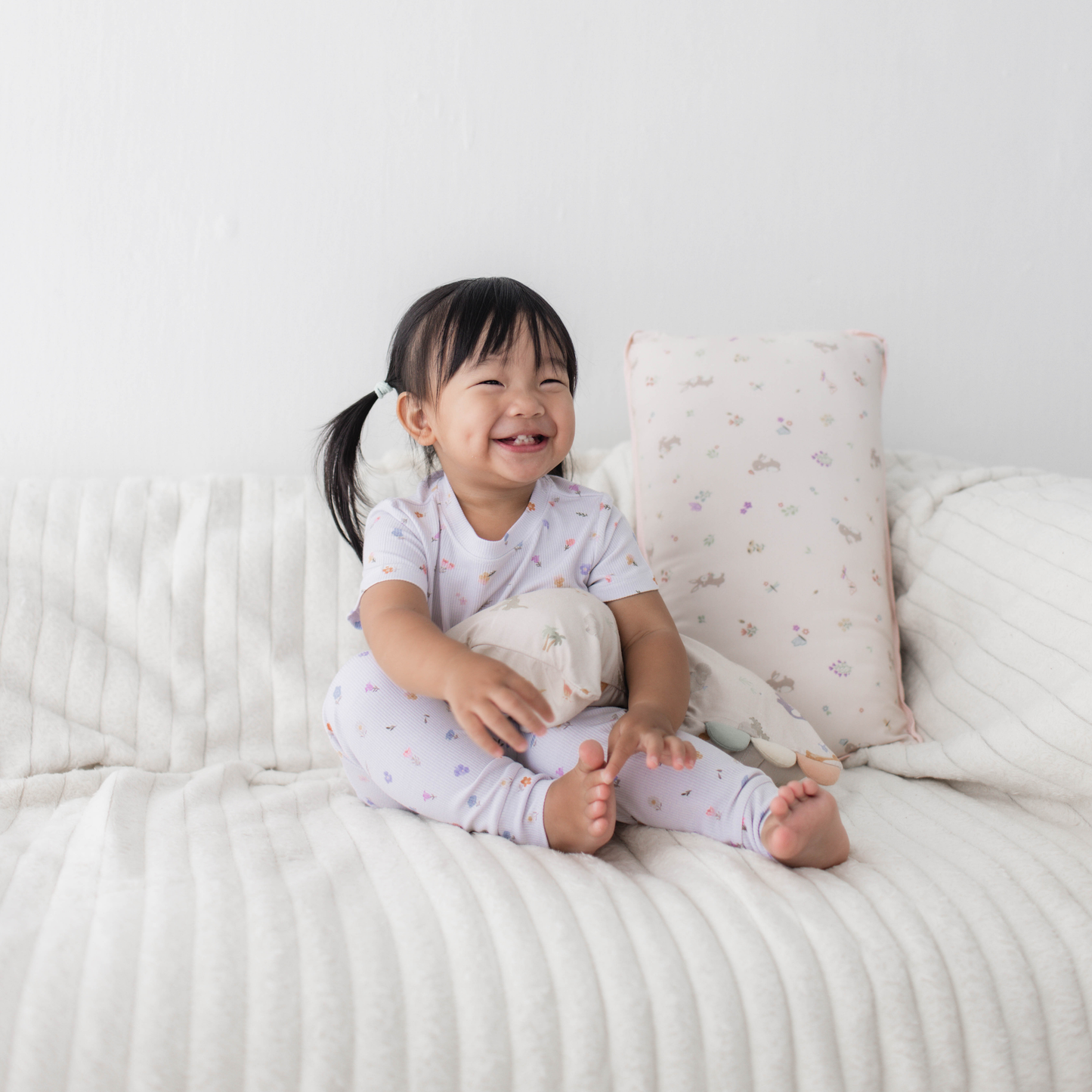 Short Sleeve PJ Set - Hoppy Days