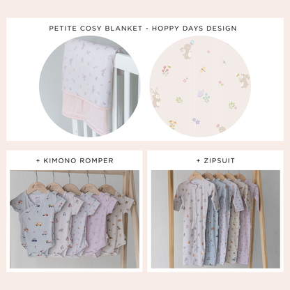 First Snuggles Set - Hoppy Days Blanket