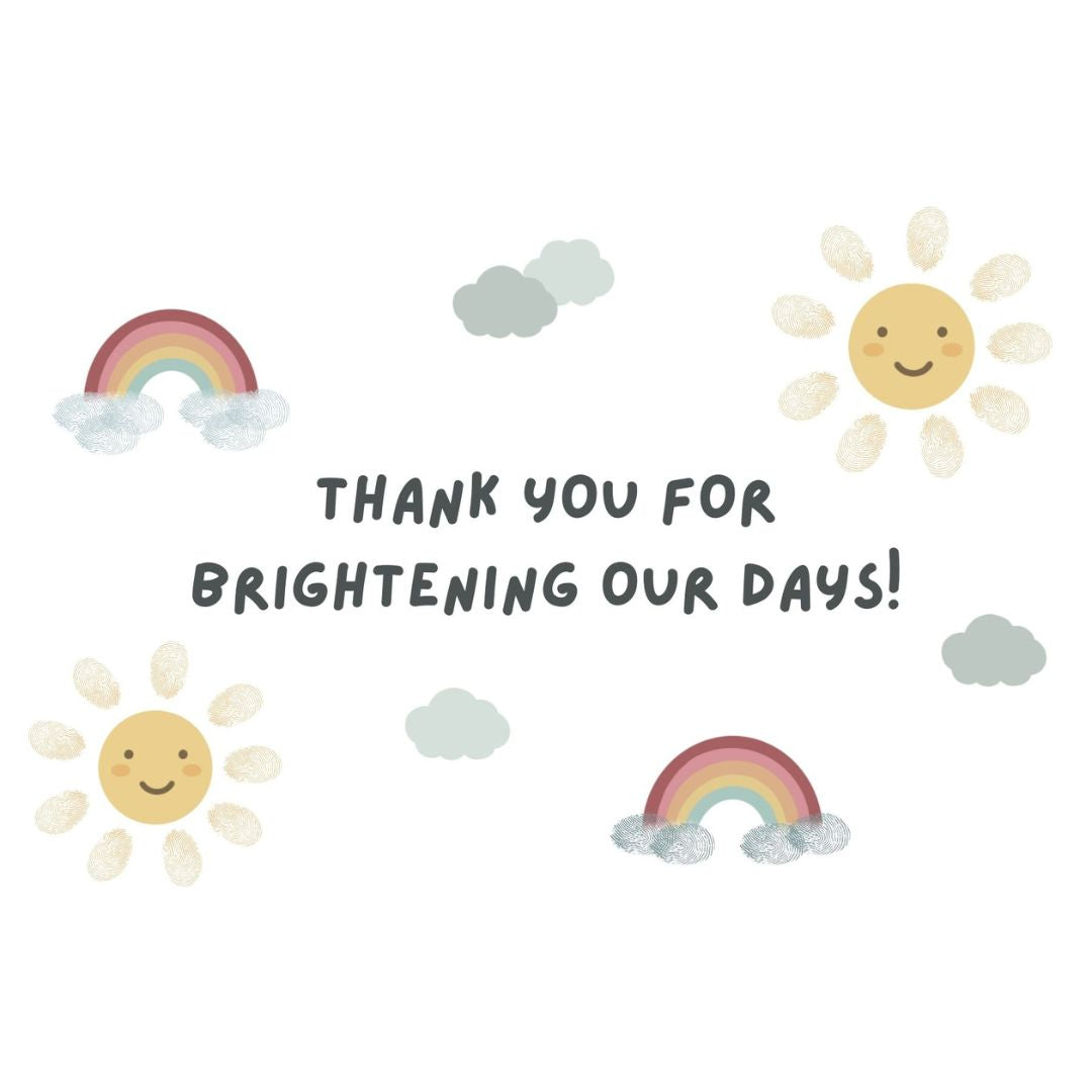 [Free Printables] Teacher's Day DIY Fingerprint Cards