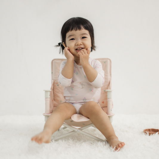 Long Sleeve Ruffle One-Piece - Hoppy Days