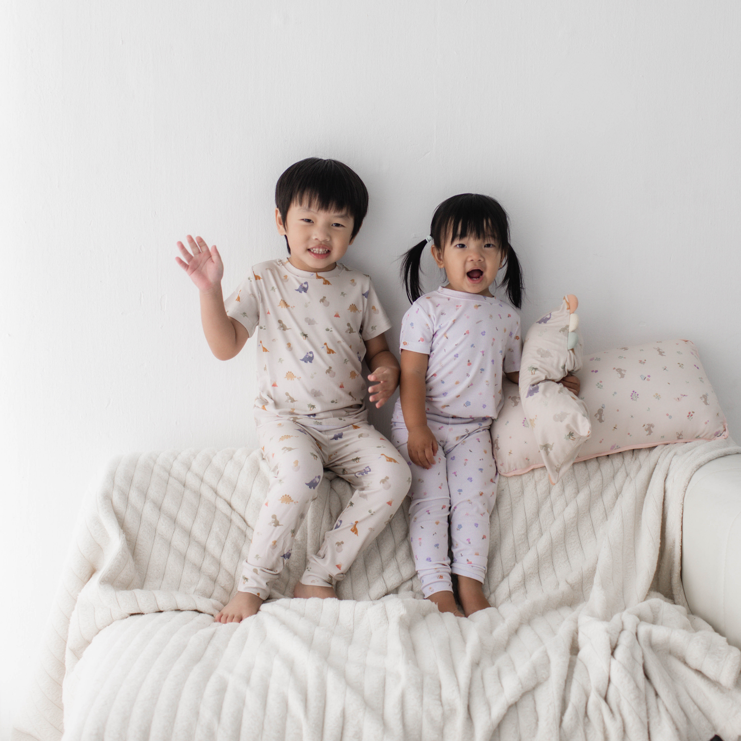 Short Sleeve PJ Set - Hoppy Days