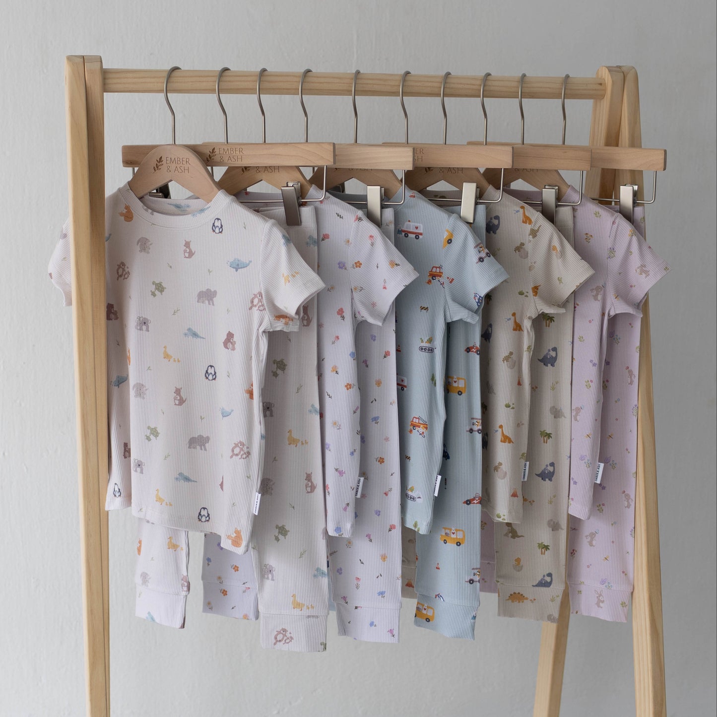 Short Sleeve PJ Set - Hoppy Days