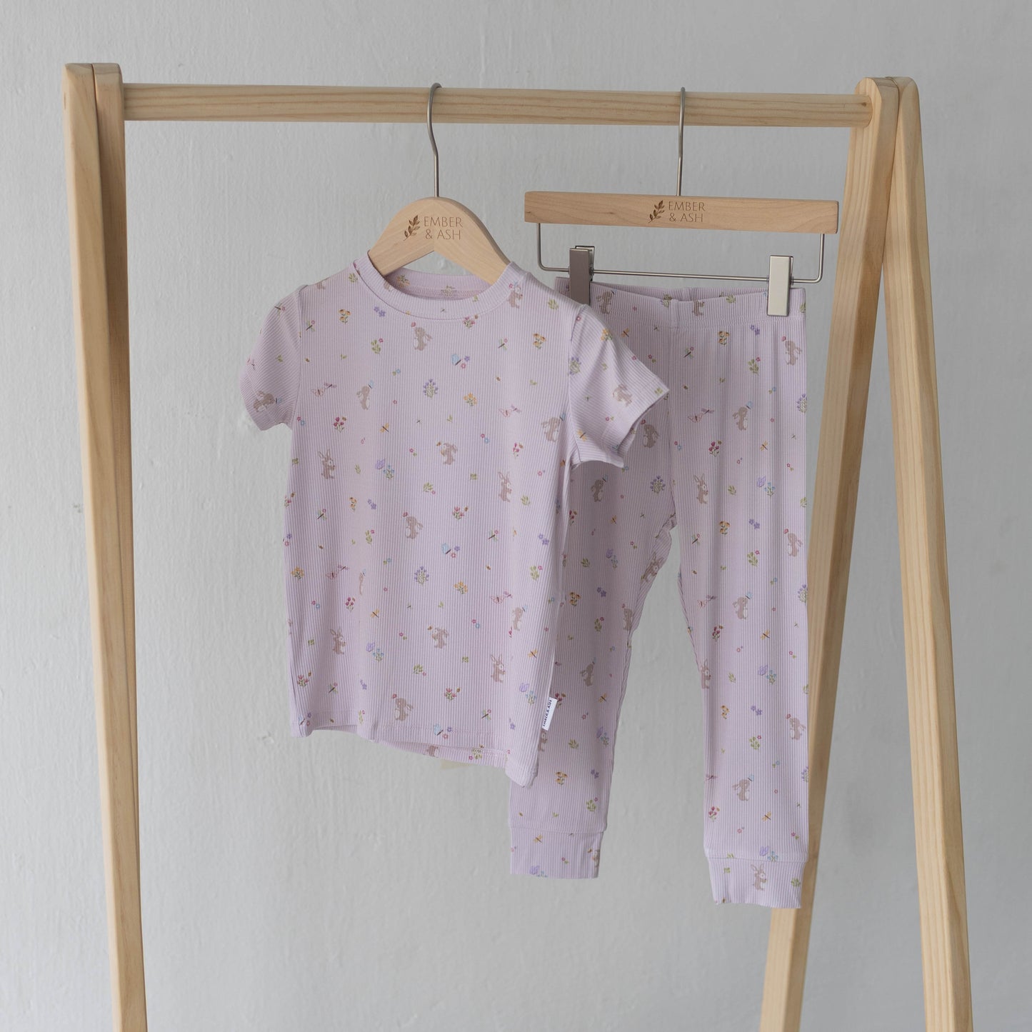 Short Sleeve PJ Set - Hoppy Days