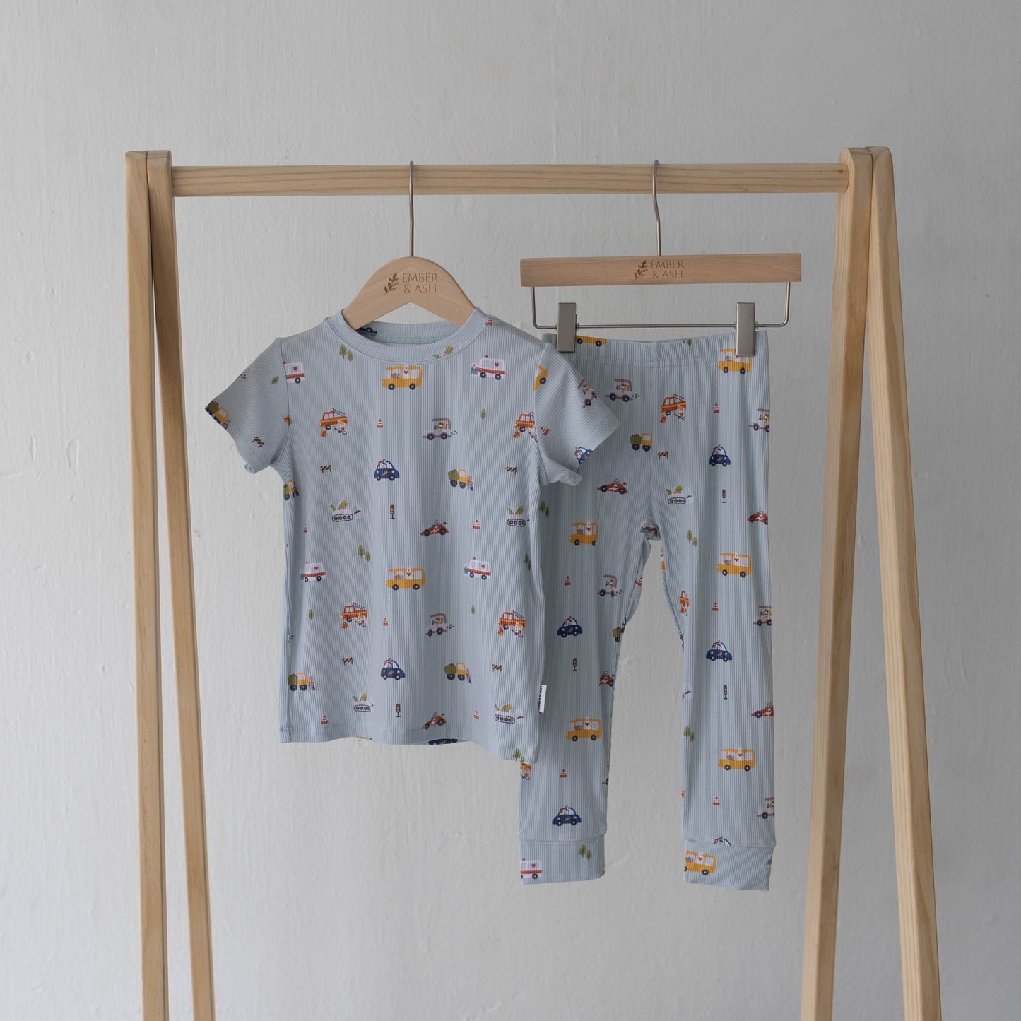 Short Sleeve PJ Set - Wonder Wheels