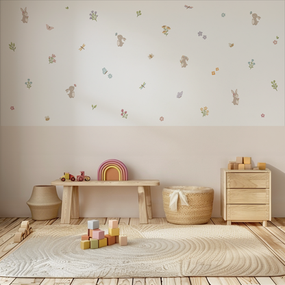 Fabric Wall Decals - Hoppy Days