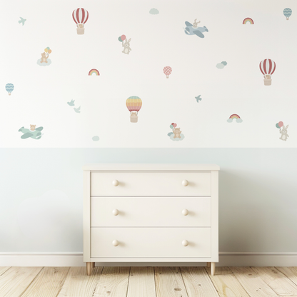 Fabric Wall Decals - Up, Up, & Away!