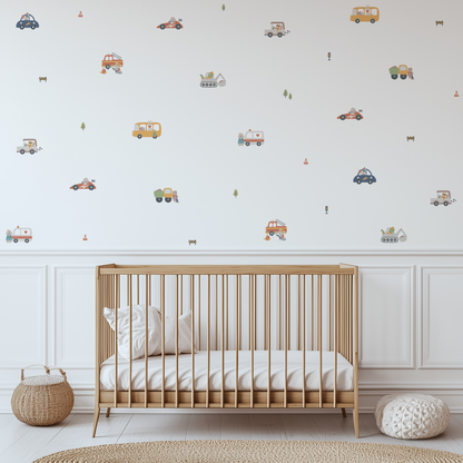 Fabric Wall Decals - Wonder Wheels