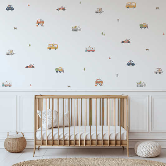 Fabric Wall Decals - Wonder Wheels