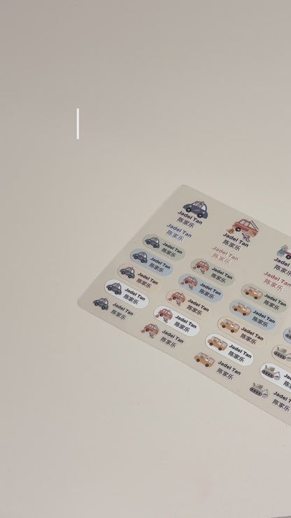 Name Stickers – A5 Sheets (Standard Pack)